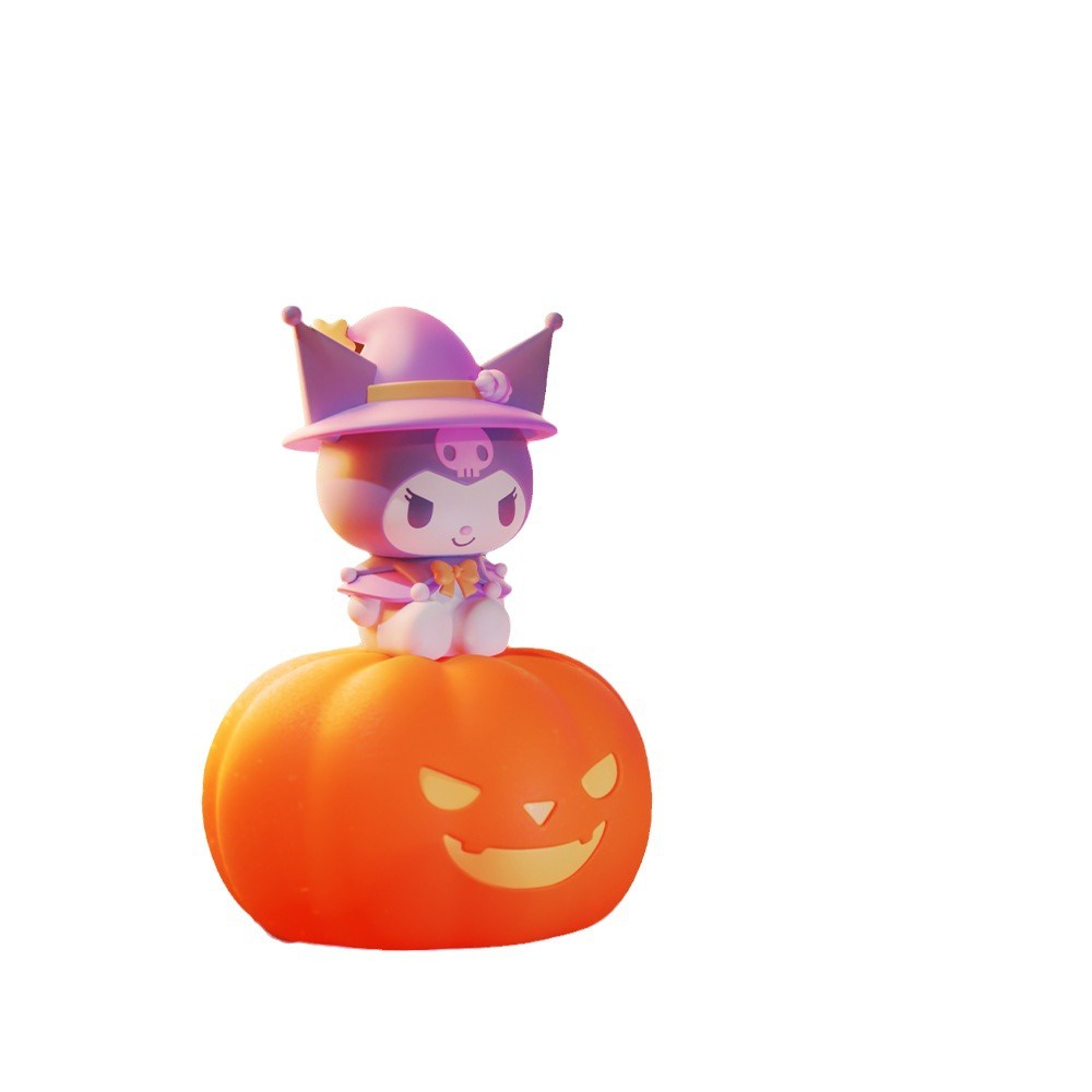 Sanrio Đèn Ngủ Trang Trí Hình Trái Bí Ngô Phong Cách kuromi melody cinnamoroll