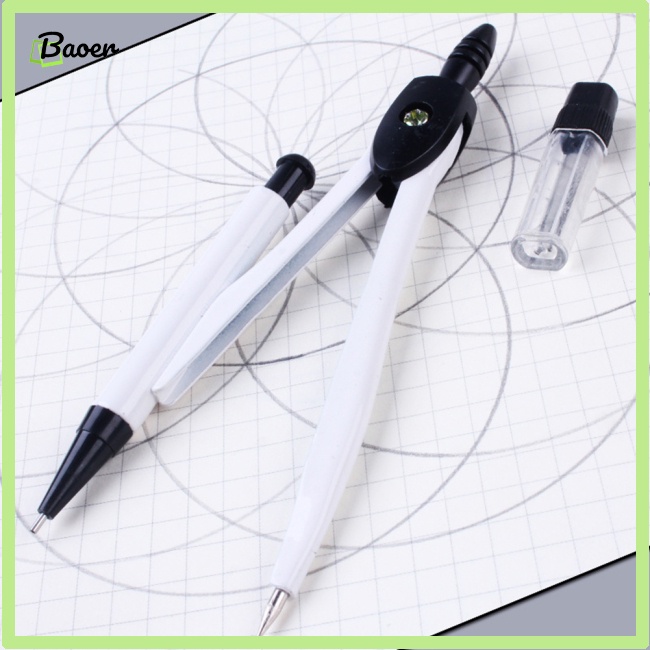 Baoer Bộ Dụng Cụ Compa Vẽ Toán Học Chuyên Nghiệp Cho Học Sinh