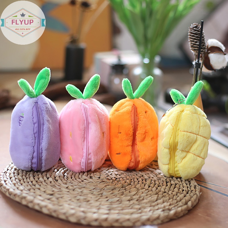 Flyup Búp Bê Nhồi Bông 12cm Hình Cà Rốt / Dâu Tây / Thỏ / Trái Cây Sáng Tạo Cho Bé vn