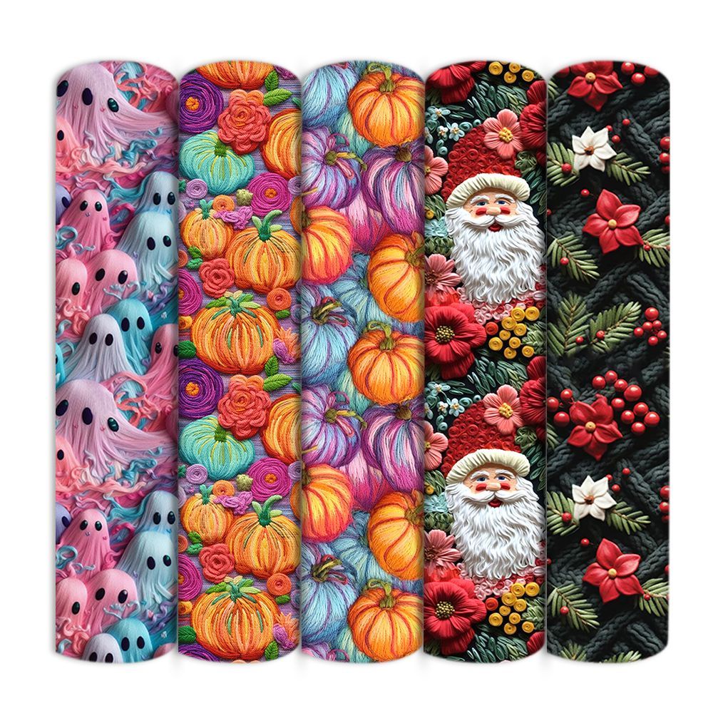 Vải Thêu Hoa polyester Kích Thước 50 * 145cm