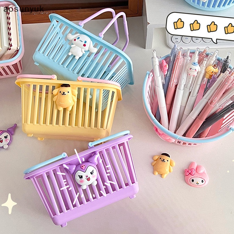 Aosunyuk Giỏ Đựng Văn Phòng Phẩm Để Bàn Họa Tiết anime Dễ Thương