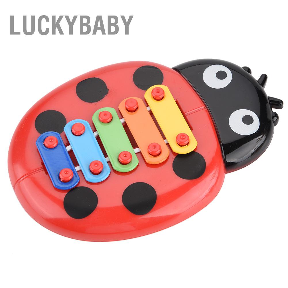 LUCKYBABY Quà tặng nhạc cụ cho bé Xylophone Beetle Đồ chơi trẻ em phát triển giáo dục