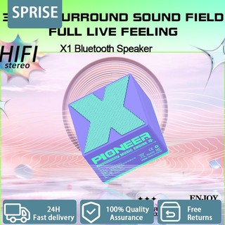 Sprise Loa bluetooth x1 Âm Thanh hifi Hình Vuông Nhiều Màu Sắc Trong Nhà Và Ngoài Trời
