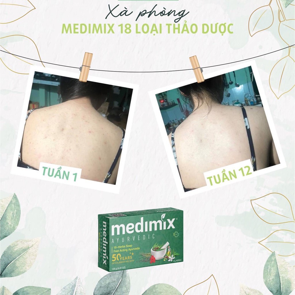 [BÁN GIÁ SỈ]  XÀ PHÒNG MEDIMIX THẢO DƯỢC 18 HERBS 125gr