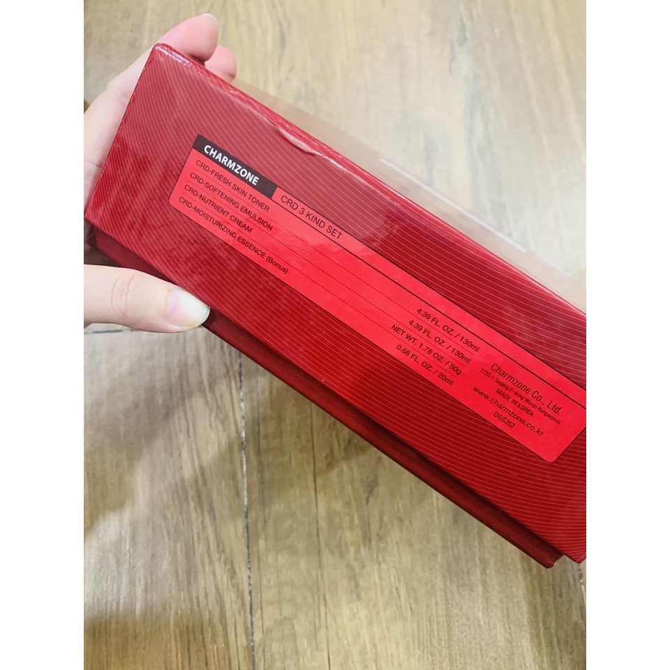 Bộ chăm sóc da chống lão hoá từ rượu vang đỏ Deage CRD 3 kind set Chamzone thanh lý giá rẻ 310108.TL