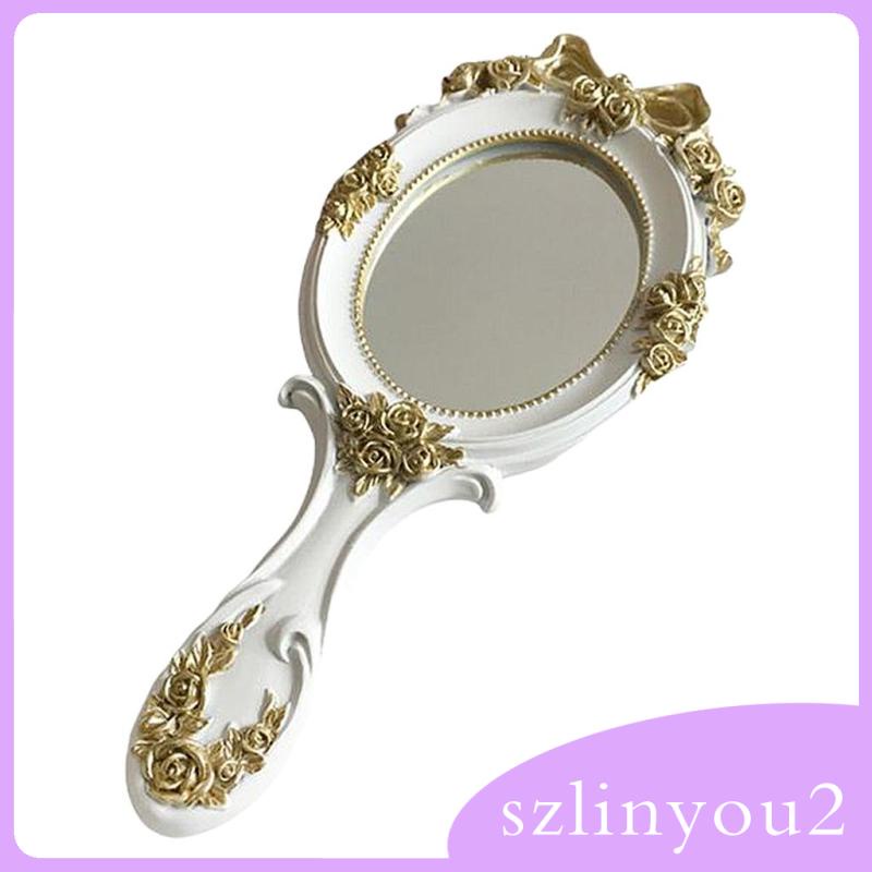 Tông Đơ Hớt Tóc Cầm Tay Kèm Gương oval Màu Hồng Dập Nổi Chuyên Nghiệp