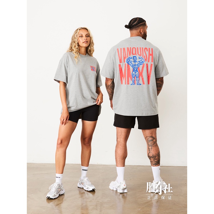 Vanquish vq mmxv Áo Thun Thể Thao Tay Ngắn Dáng Rộng Năng Động Thời Trang Dành Cho Nam