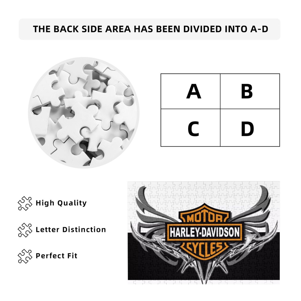 Harley Davidson Bộ Đồ Chơi Xếp Hình 300 Mảnh Cho Bé