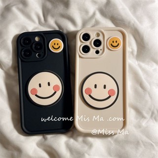 Ốp Điện Thoại Hình Mặt Cười Cho iphone 11 1213 pro max x xr xs max se apple 7 plus 8 plus iphone 14 15proase