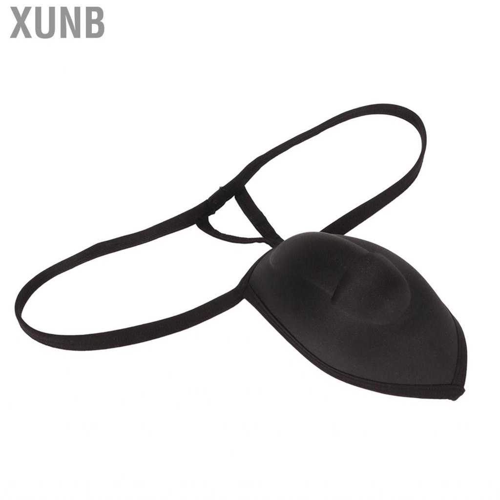 Xunb Men String Underwear T Shaped Cotton Pouch Lingerie Black For R ABE