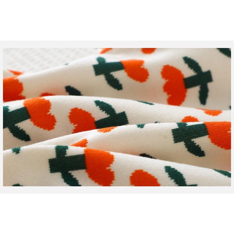 Áo sweater Lông Cừu Dày Dặn Ấm Áp Thời Trang Thu Đông Cho Bé 70-150cm