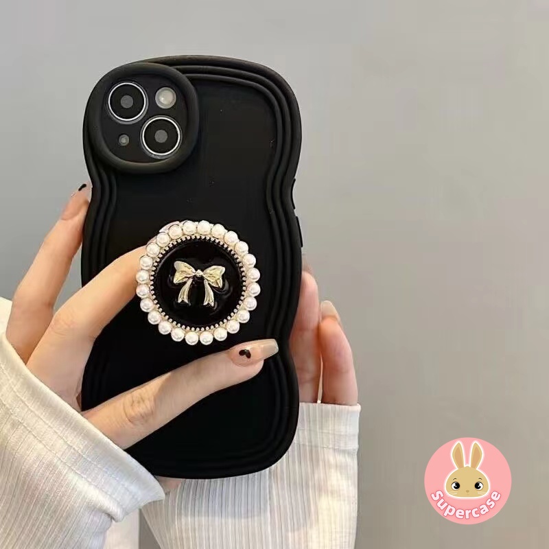 Ốp Điện Thoại Có Giá Đỡ Hình Nơ Cho iphone 15 pro max 15 plus 14 13 12 mini 11 pro max 14 plus 6 7 8 plus se 2020