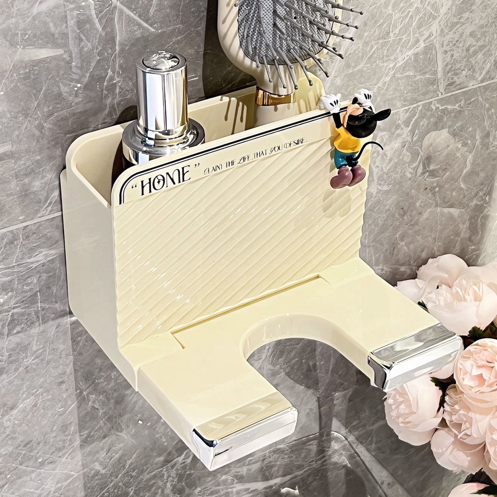 Giá Treo Máy Sấy Tóc Giá Treo Phòng Tắm không khoan đục Giá Treo Máy Sấy Tóc Phòng Tắm Giá Treo Máy 