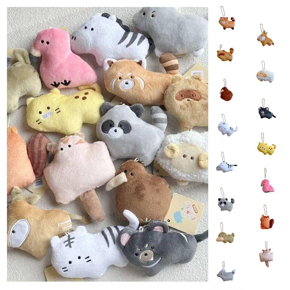 Móc Khóa Hình Gấu Trúc / Sóc Nhồi Bông Vans 1