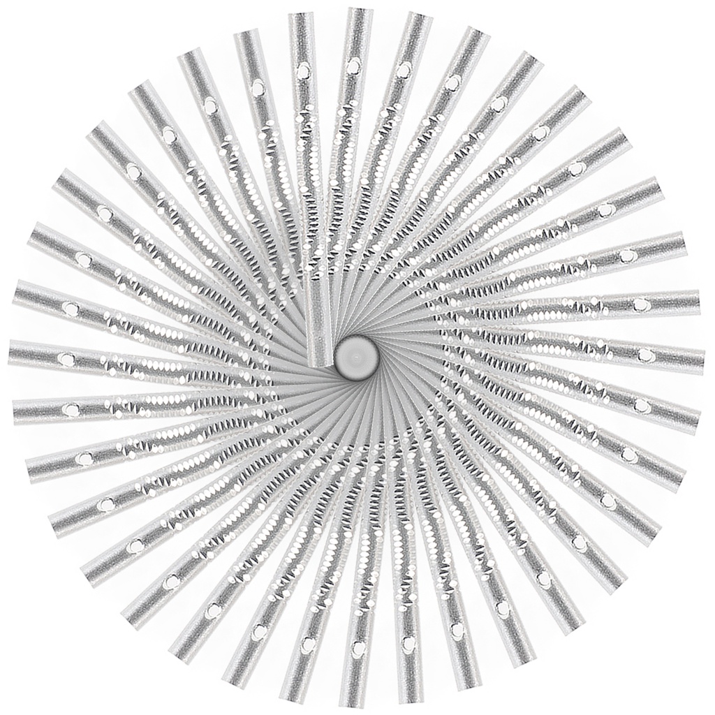 Bộ 50 Ống Kim Loại Tự Làm Chuông Gió Trang Trí Sân Vườn