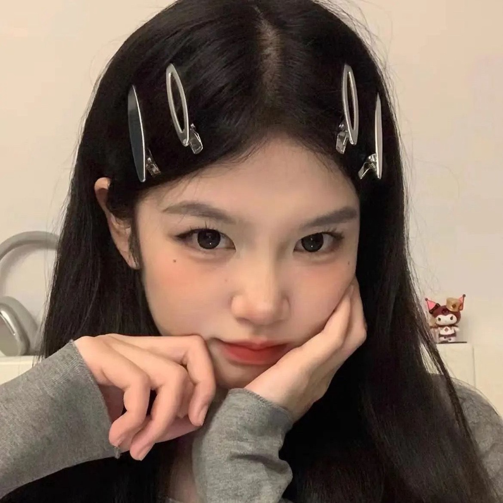 Kẹp Tóc Kim Loại Dễ Thương Phong Cách Hàn Quốc