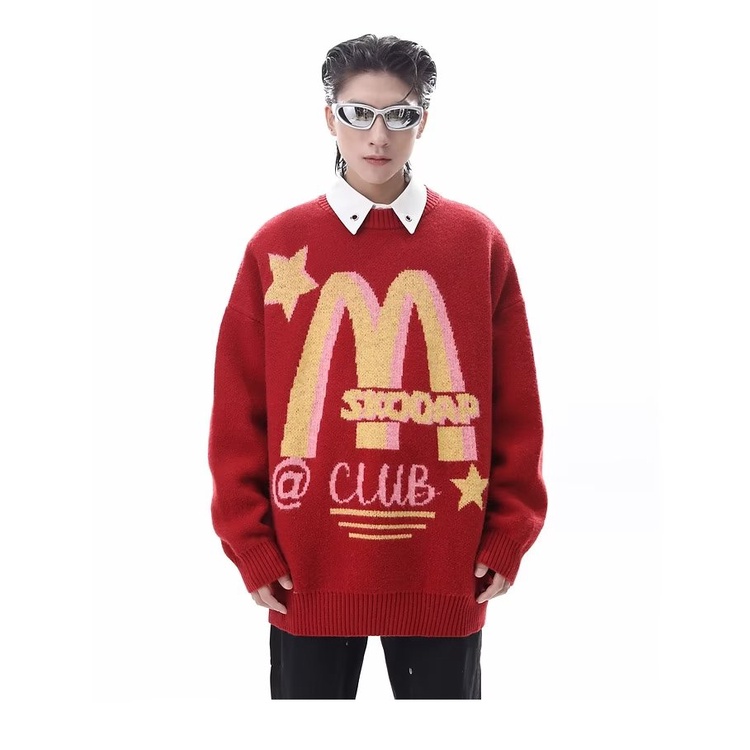 Áo sweater Dệt Kim Tay Dài Cổ Tròn Thiết Kế Đơn Giản Thời Trang Thu Đông Mới 2023 Cho Nam Và Nữ