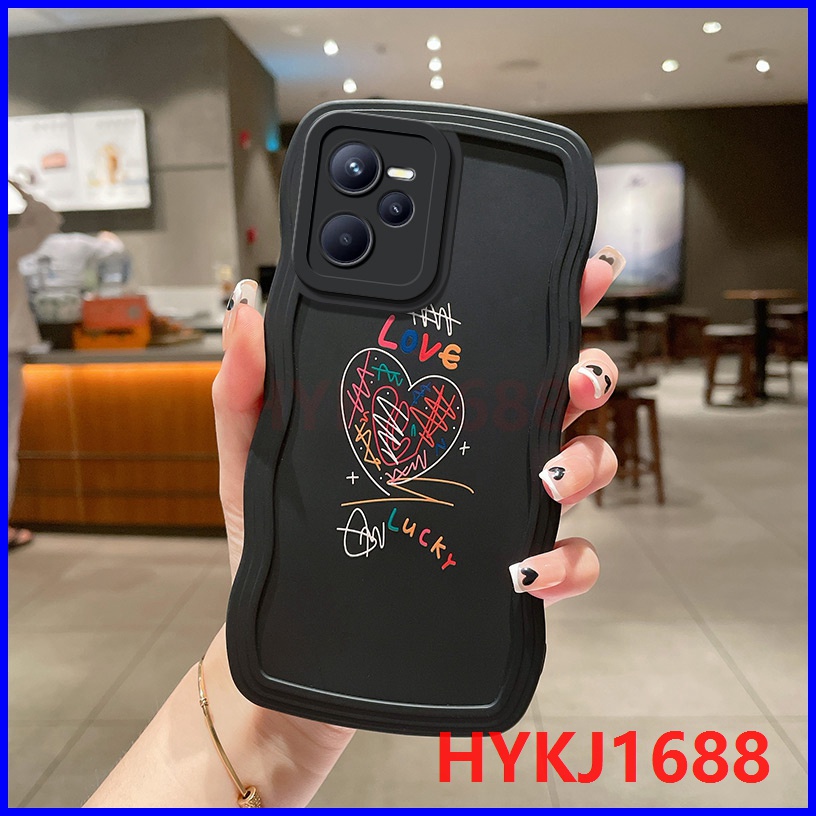 Ốp lưng Realme C35 ốp lưng Realme Narzo 50A Prime Ốp Điện Thoại Silicon tpu Họa Tiết Gợn Sóng Cho realme c35 realme narzo 50a prime DBL