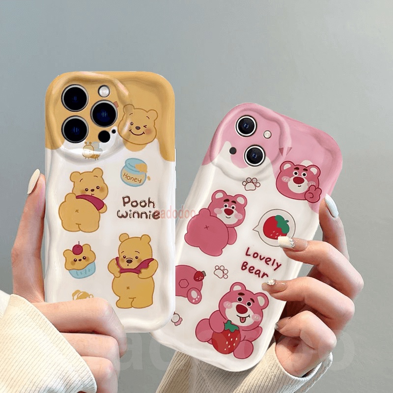 Ốp lưng Cartoon Bear Lotso Pooh Winnie Couple Vivo Y17S Y78 Y27 Y36 Y22 Y22S 4G Y35 2022 V29E V29 Lite V27 V27E Pro V25 V25E 5G V23 V23E Y21 2021 Y21S Y21T Y21A Y33S Y20 Y20I Y20S G Y11S Y12A Y12S Y50 Y30 Y30I Y17 Y12 Y15 2020 Y3S Phone Case NY 62