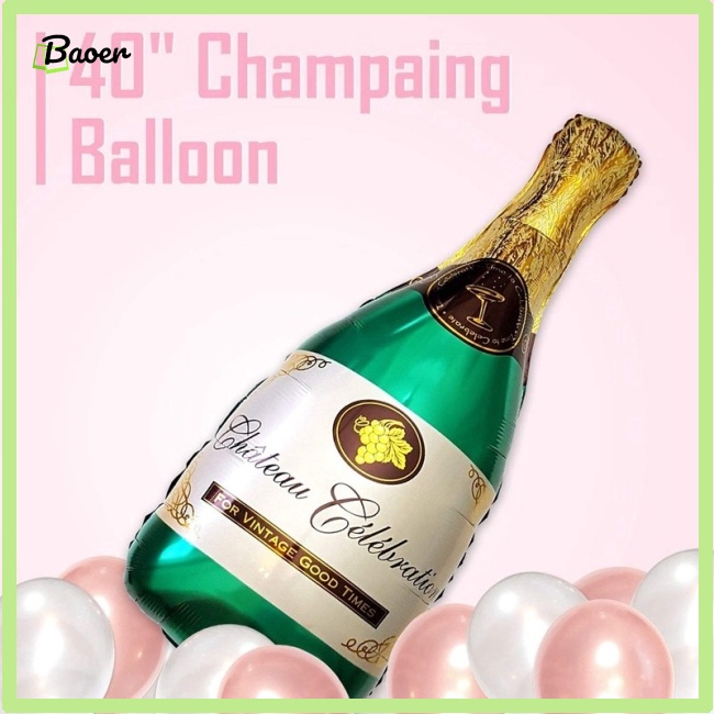 Set Bong Bóng Lá Vàng Hồng 100% Chính Hãng Hình Cô Dâu Chú Rể Trong Đêm