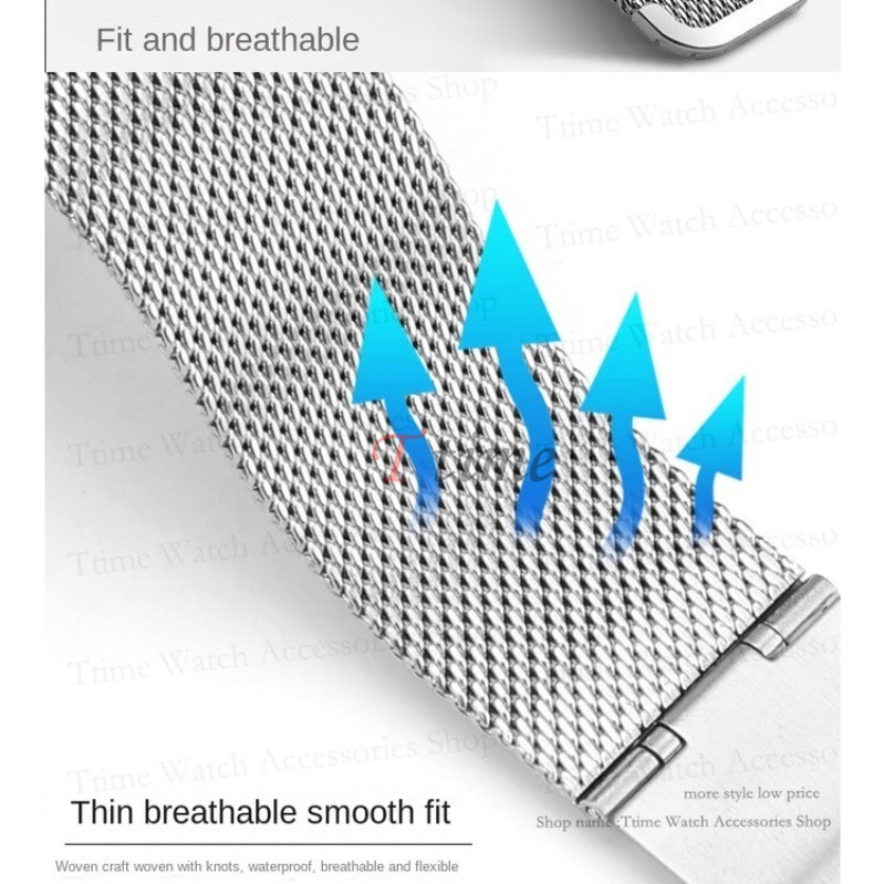 Dây Đeo Inox milan 0.6M Cho Đồng Hồ Thông Minh seiko no 18mm 19mm 20mm 21mm 22mm Ma Nước Ma Quái Có Thể Được Làm Từ abalone, Kích Thước 5 prospex, Dùng Cho 5 prospex