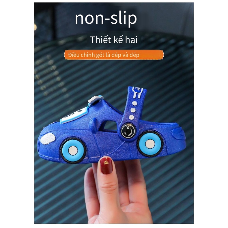 Dép Sandal Đục Lỗ Đế Mềm Chống Trượt Phong Cách Hoạt Hình Dễ Thương Mẫu Mới 2023 Dành Cho Bé Trai Và Bé Gái