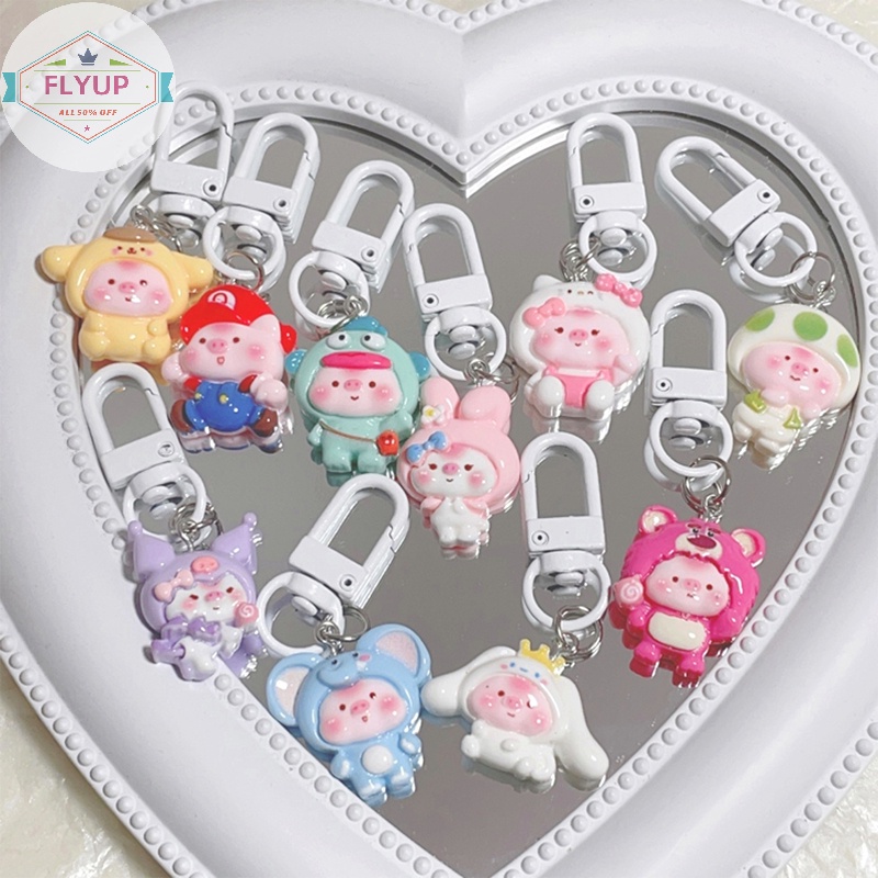 Flyup Móc Khóa Hình Búp Bê Hoạt Hình kuromi cinnamoroll melody Dễ Thương vn