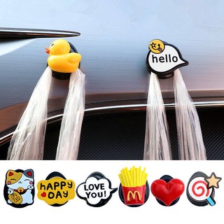 Car Small Hook Invisible Cute Cartoon Dashboard Multi-Function Front Row Car Hook Car Decoration NLox
