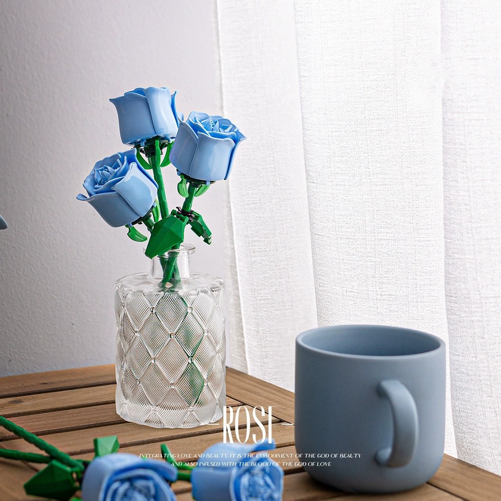 Bộ Đồ Chơi Xếp Hình Hoa Hồng Cho Ngày Lễ Tình Nhân