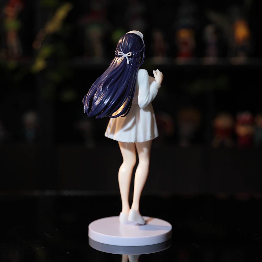 Tượng Mô Hình Nhân Vật Y Tá anime Yu Tá Liukou Mặc Đồng Phục Dễ Thương