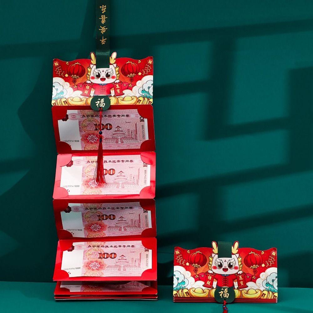 Btlimer 1 Bao Lì Xì Năm Mới Màu Đỏ Phong Cách Trung Hoa
