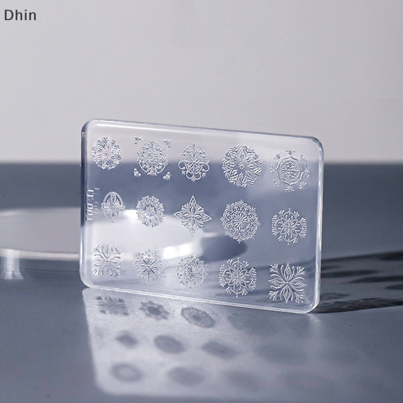 1 Khuôn silicone Hình Bông Tuyết 3d Trang Trí Móng Tay Nghệ Thuật