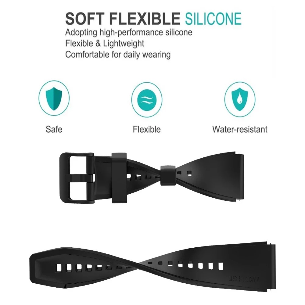 Dây Đồng Hồ Thể Thao Bằng silicone Cho huawei watch gt 4 gt2 gt3 pro gt4 46mm 42mm 43mm gt2e