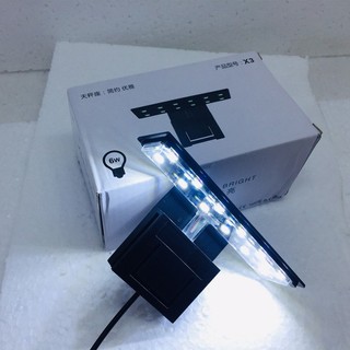 Đèn led kẹp cho bể cá mini thủy sinh RECENT X3 Plus đỏ cá không đỏ nước cho hồ 30cm trở lại,