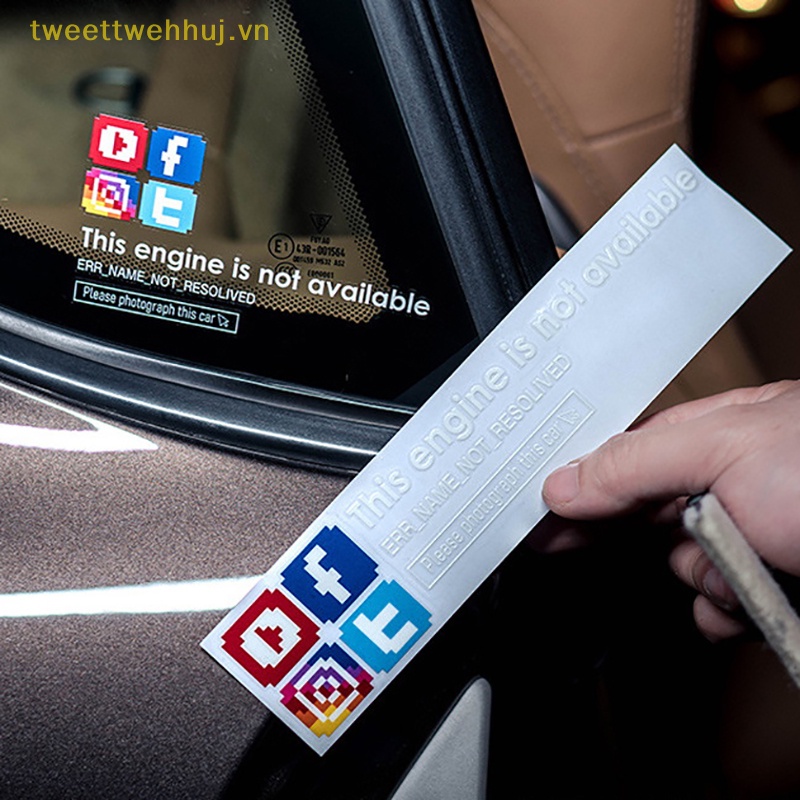 Sticker Trong Suốt Dán Mũ Bảo Hiểm Xe Mô Tô Chống Tia uv / Nước Vui Nhộn vn