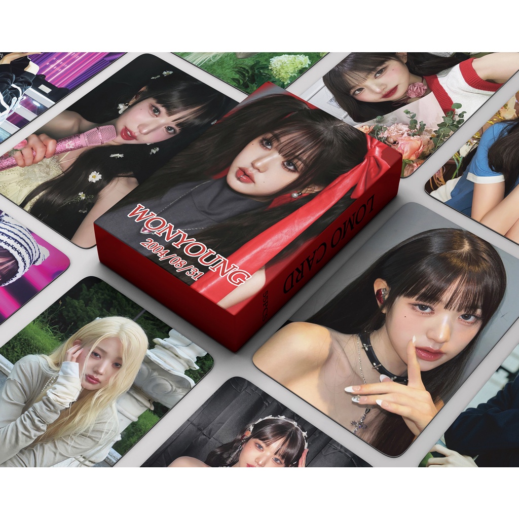 IVE Jang Won Young I'VE MINE Photocard Lomo Card 55pcs/box