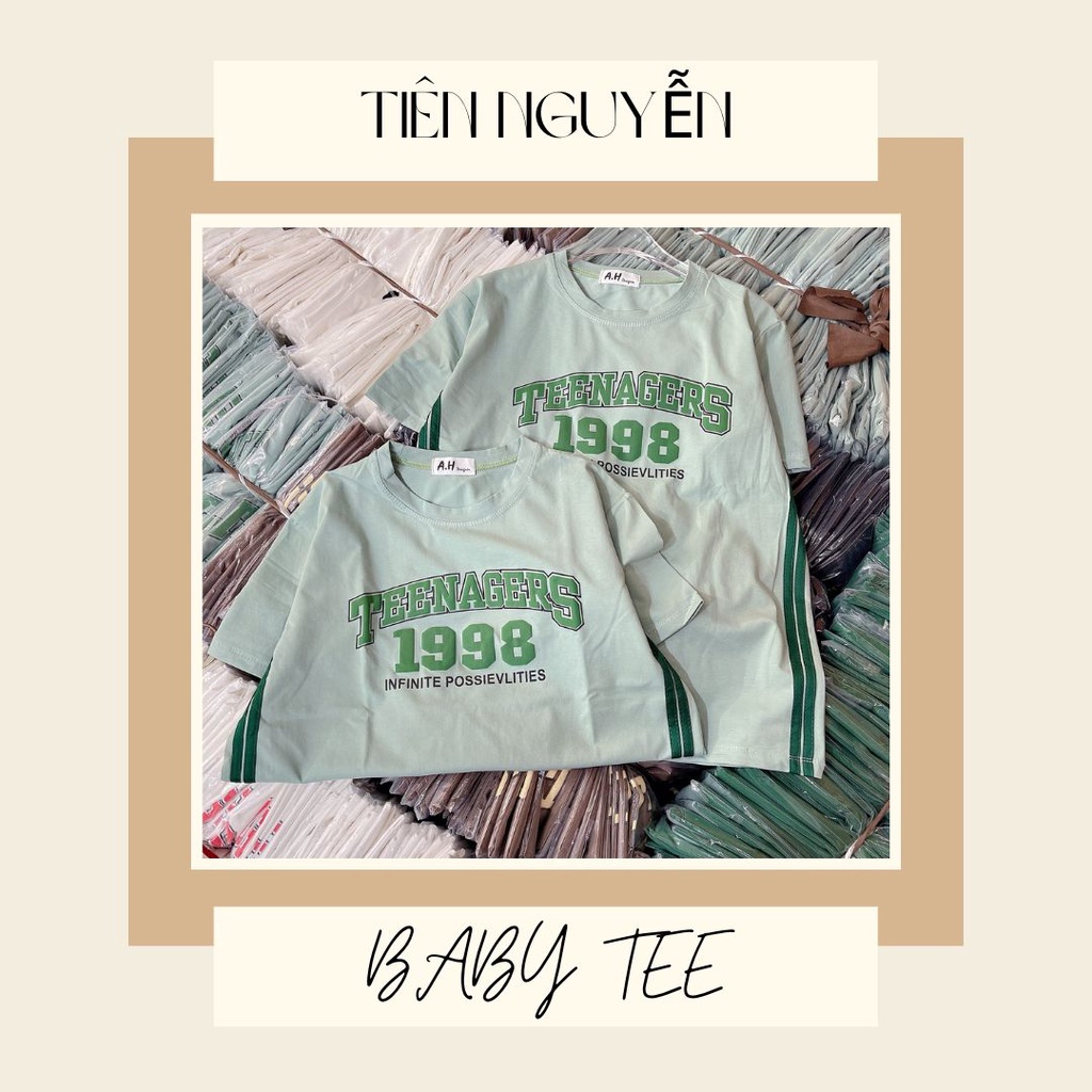 ÁO THUN PHOM BABY TEE SỌC A42 BIG SIZE 55-90KG
