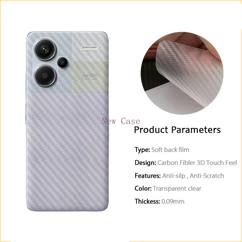 1-3 Miếng Dán Bảo Vệ Mặt Sau Cho xiaomi redmi note 13 pro plus note13pro + redminote 13pro + 5g 2023