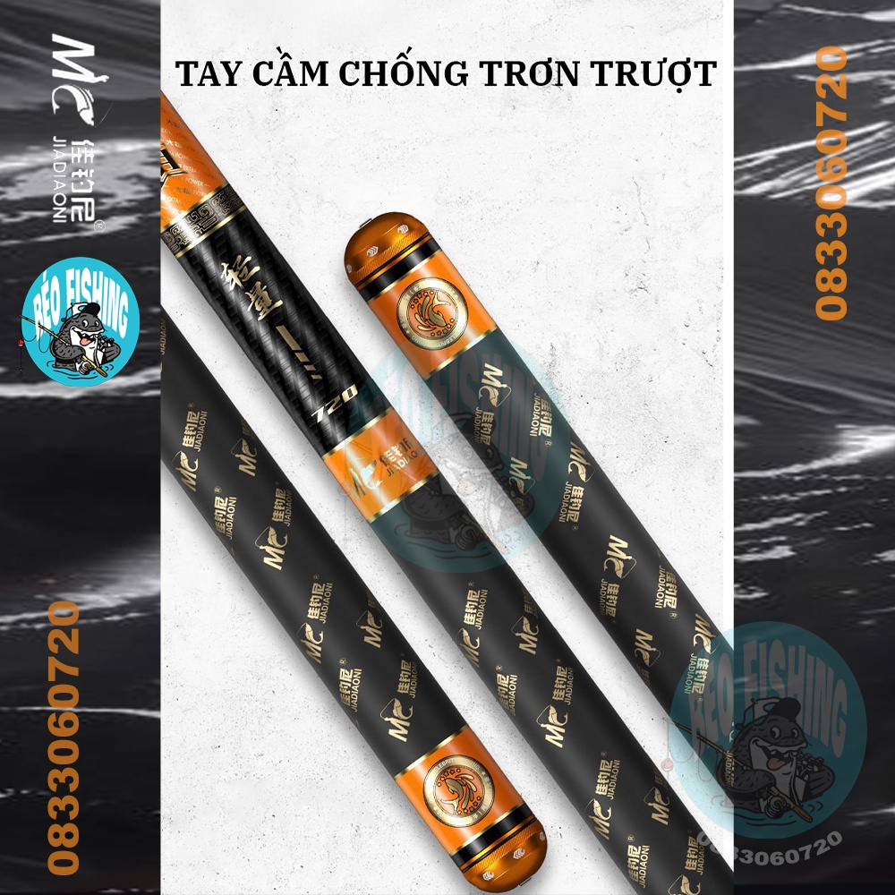 CẦN CÂU TAY CARBON MC PHỤC MA KHINH LƯỢNG 5H 28i TẢI TĨNH 4000g chính hãng mẫu mới