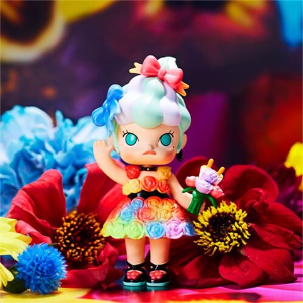 ★Đồ Chơi Nhân Vật hgtoys hgtoys hgtoys★  [] Búp Bê popmart molly x Hoa Thần Bí Trang Trí Hộp Bí Hợp Thời Trang Làm Quà Tặng