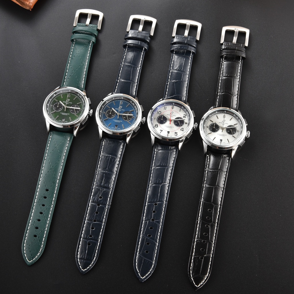 Thời Trang Đồng Hồ quartz Đa Năng Với Dây Đeo Da Kiểu Dáng Thể Thao
