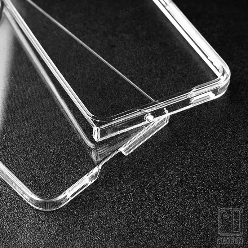 Transparent Phone Case Luxury Fashion Simple Solid Case for OPPO Find N3 5G 7.82" Shockproof Clear shell