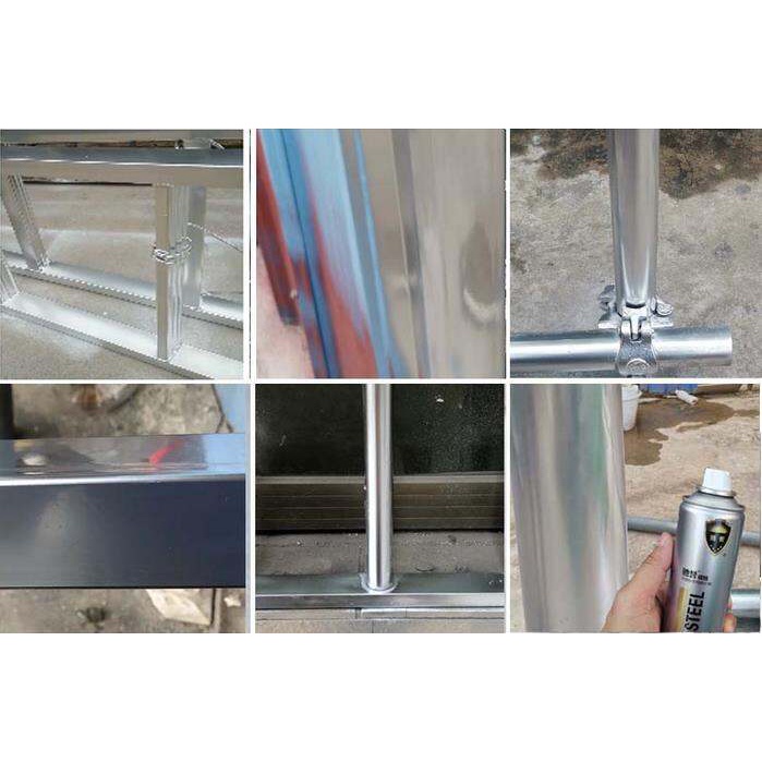 LAMJAD - Sơn Bạc Mạ Crom Sơn Xịt Mạ Chrome Sáng Bóng 350ml - Chai Sơn Mạ Siêu Bóng