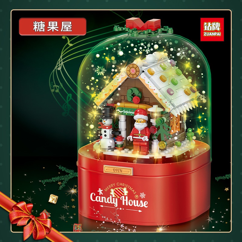 Khối Đồ Chơi Lắp Ráp Cây Thông Noel Phát Nhạc