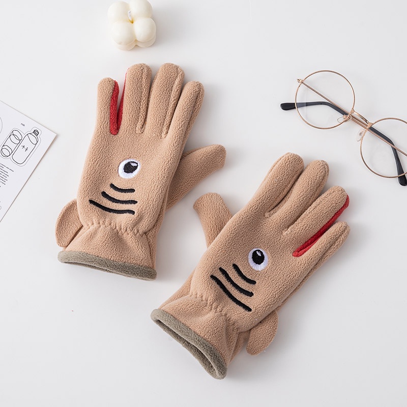 Găng Tay Giữ Ấm Hoạt Hình Xinh Xắn Cho Bé 5-12 Tuổi