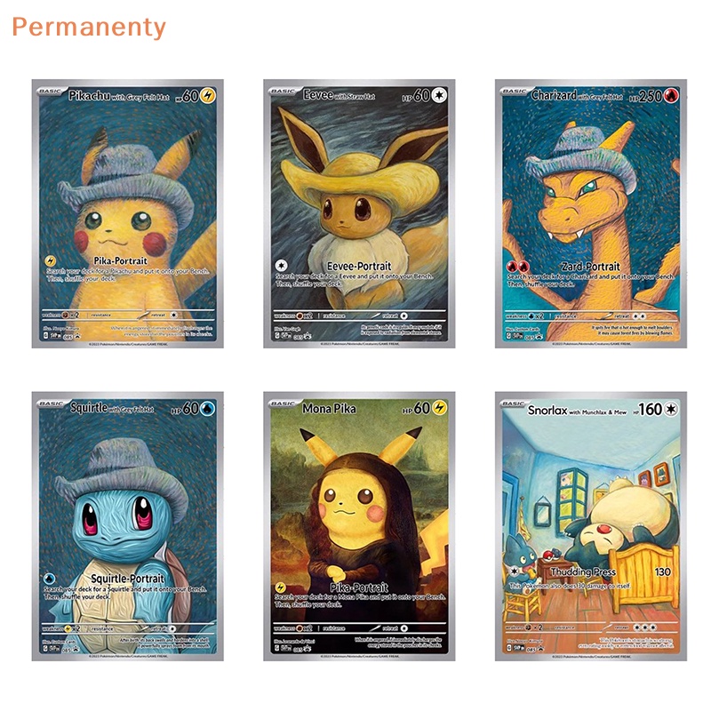 Bộ Sưu Tập Thẻ Bài pokemon netherlands van Goghs van gogh pikachu
