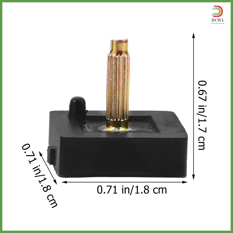 Set 2 Cặp Nút Vuông Thay Thế Cho Giày Cao Gót dachwanli