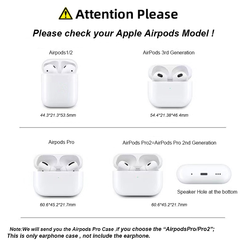 Hoạt Hình Vỏ Bảo Vệ Hộp Sạc Tai Nghe airpods pro 1 / 2 pro2 3rd Hình Vali Chống Sốc Hình son goku