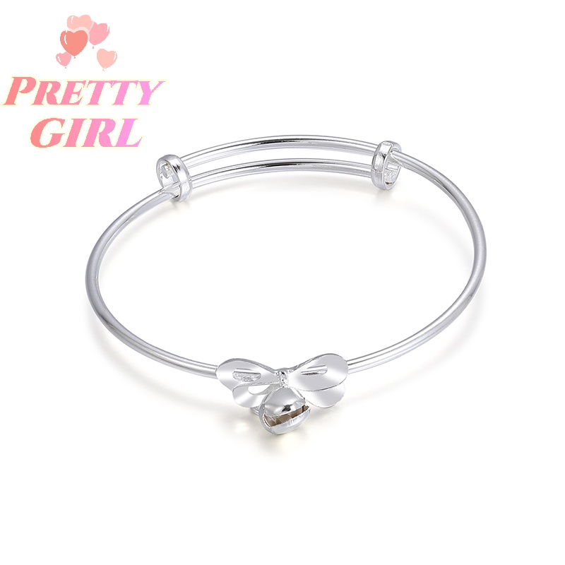 Vòng Đeo Tay Bạc Hình Nơ Có Thể Điều Chỉnh Được Thời Trang Cho Nữ / Quà Tặng Đám Cưới / Lễ Tình Nhân