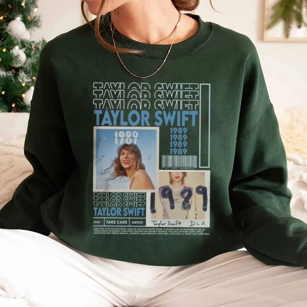 Taylor swift Áo sweater Tay Dài Cổ Thuyền Phong Cách Đường Phố vintage Thời Trang Xuân Thu 1989 Dành Cho Nam Và Nữ